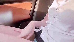 Look at this beautiful Thai girl, wanna see her nudes outside right now?