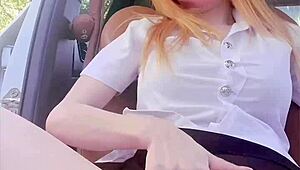 Look at this beautiful Thai girl, wanna see her nudes outside right now?