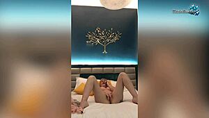 Amateur Woman Enjoys Private Moment in Bathroom