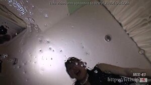 Japanese saliva fetish compresses nose violation