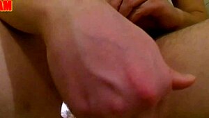 Mistress kicks and crushes balls causing explosive cum
