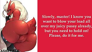 Detailed Jerk Off Instructions Featuring Blaziken In Erotic Scenarios