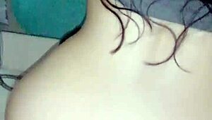 Creampie with my wife in doggy style position