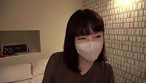Stunning Japanese OL Kokoro-san gets drilled hard doggystyle for epic cumshot
