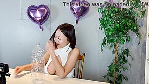 i relieve stress with big tits press