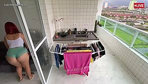 hired hot latina employee with delicious ass for anal assfucking