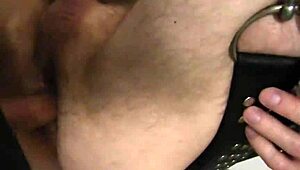 Tight stud gets raw anal penetration in sex swing orgy! 😈