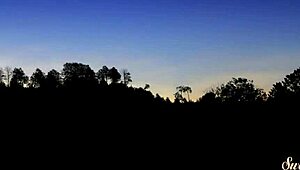 Taboo Teen 18+ Doggystyled Outdoors in Wild Roleplay