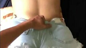 real amateur 18-year-old bent over for perfect ass fucking!