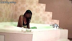 photographer fucks model in jacuzzi photoshoot