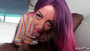 POV Amateur Sex with German Emo Bombshell Cathy B on Wild Vacation