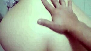 Creampie with my wife in doggy style position