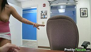 Innocent girl experiences her first sexual encounter on camera