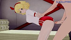 Momoka Sakurai and Atsumi Munakata in Idolmaster Cinderella Girls