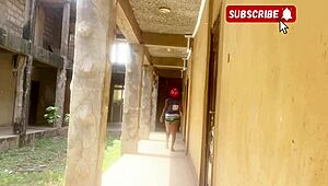 Young girl Anita tries soya milk on ass first time 😋