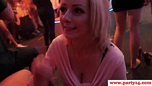 Busty European Babes Pleasured By Fat Cocks At Party