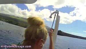 watch the lesbian masseuse give oral to her client.