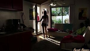 Taboo Teen 18+ Doggystyled Outdoors in Wild Roleplay