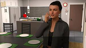 anime teen with big tits in cute outfit