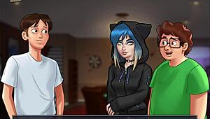 Summertime Saga Episode 159 Featuring Amateurs and Tits