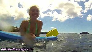 watch the lesbian masseuse give oral to her client.