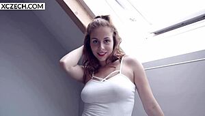 Antonia Sainz Spreads Legs Wide Open for XCzech Action