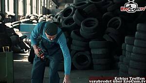 hey, check this deutsche curvy milf in gangbang