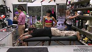 asian massage turns into a cum facial finish