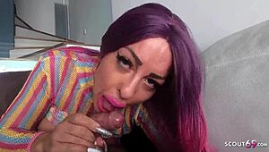 POV Amateur Sex with German Emo Bombshell Cathy B on Wild Vacation