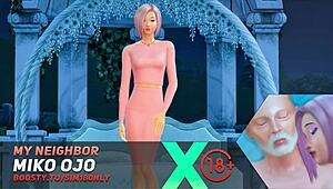My neighbor - Miko Ojo - the sims 4 old porn in 3d neighbors lick cartoon asian cowgirl riding