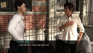 anime teen with big tits in cute outfit