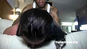 Mature woman dominated by Dallas and penetrated by black stallion