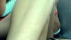 sexy model lets herself be recorded to pay taxi!