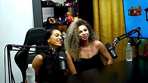 Elas se beijaram no meio do podcast o ruan ficou sem palavras - daniely patricia red