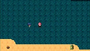 tanned girl natsuki gets happy ending in hentai game 😍