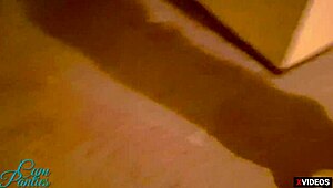 Stepbrother and Stepsister Cumming in Panties Outdoors