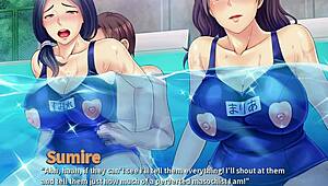 Threesome in the Pool! Neighbors Cumming Hard for Wives Ep4 😜