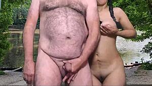 Preview Of Hot Shaved Pussy Picnic With Blowjob And Cunilingus Featuring Agarabas And Olpr