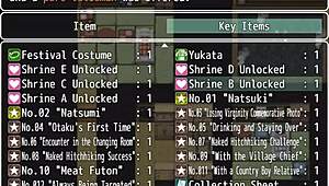 Tanned girl Natsuki gets cum inside her ass in public hentai game