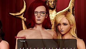 complete gameplay of pale carnations part 27 with hot blonde milf riding hard