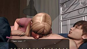 complete gameplay of pale carnations part 27 with hot blonde milf riding hard