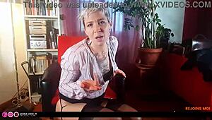 wow, your french banker is such a naughty milf... jerk off! 😈