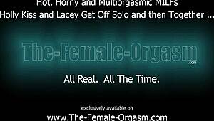Fleshy Pussy and Redhead Milfs Masturbating Solo and Together for Multiple Orgasms