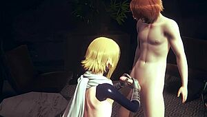 yaoi femboy zelda link handjob blowjob sissy cosplay 😈