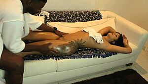 i got dis interracial massage wit big black cock