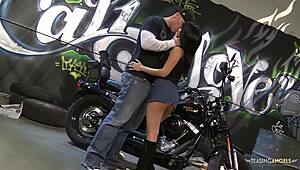 Sativa Rose Bent Over for Cum Mouthful