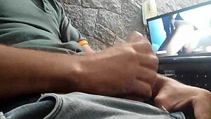 soloboy jerks off intensely in solo masturbation session!