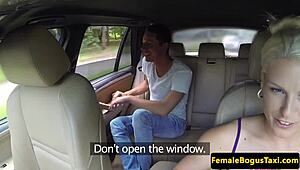 Hey, watch this Euro taxi driver bang a pierced pussy outdoors!