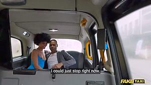 Whoa, Selva Lapiedra banged by two huge cocks in London taxi backseat! 😲