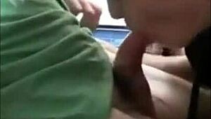 Hey Buddy, Wanna See How I Drain This Big Cock?